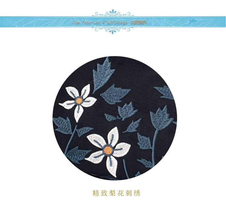 Клатч 法姿迷你斜挎包女时尚刺绣小单肩包简约手拿包逛街休闲女式手挽包 Frazzil
