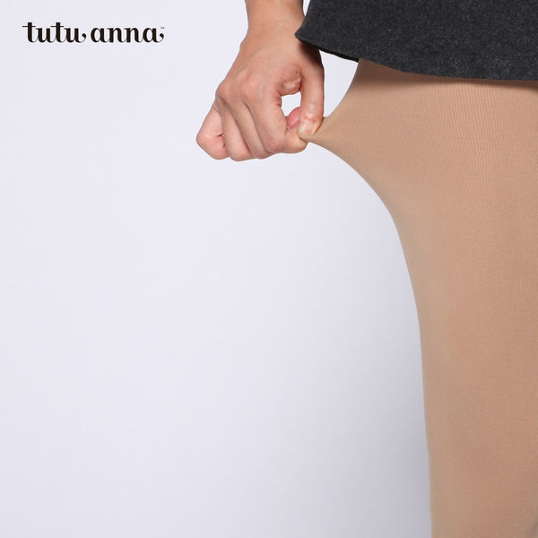日本tutuanna 趣趣安娜 300D厚绒保暖 女式踩脚打底裤 天猫优惠券折后￥39包邮（￥99-60）4色可选