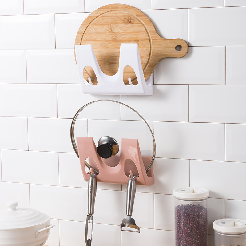 Shelf wall-mounted Shelf Wall-mounted shelf Kitchen Items Home shelving with lid on the lid