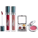 Японская морская база под макияж, набор, тени для век, румяна, блеск для губ, косметичка