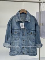 babo denim coat women Bab 80150 autumn new denim clothes European bat sleeve loose thin denim