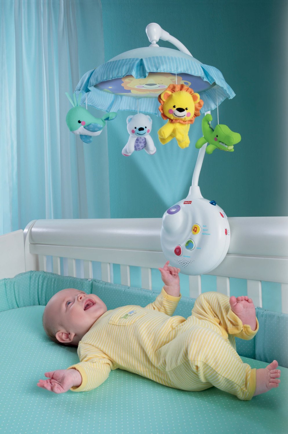 fisher price hanging crib toy