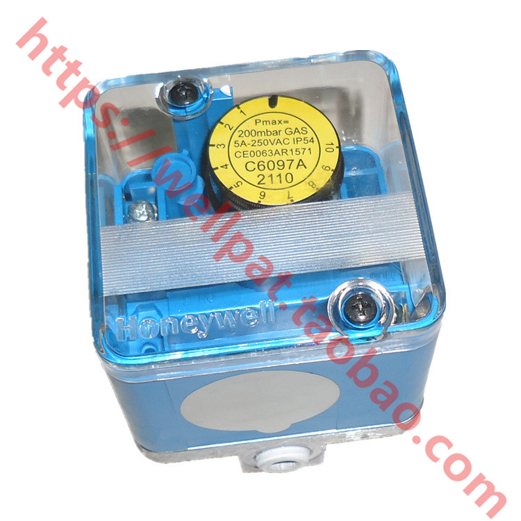 Honeywell霍尼韦尔压力开关C6097A2110 210 310 410燃烧机风压