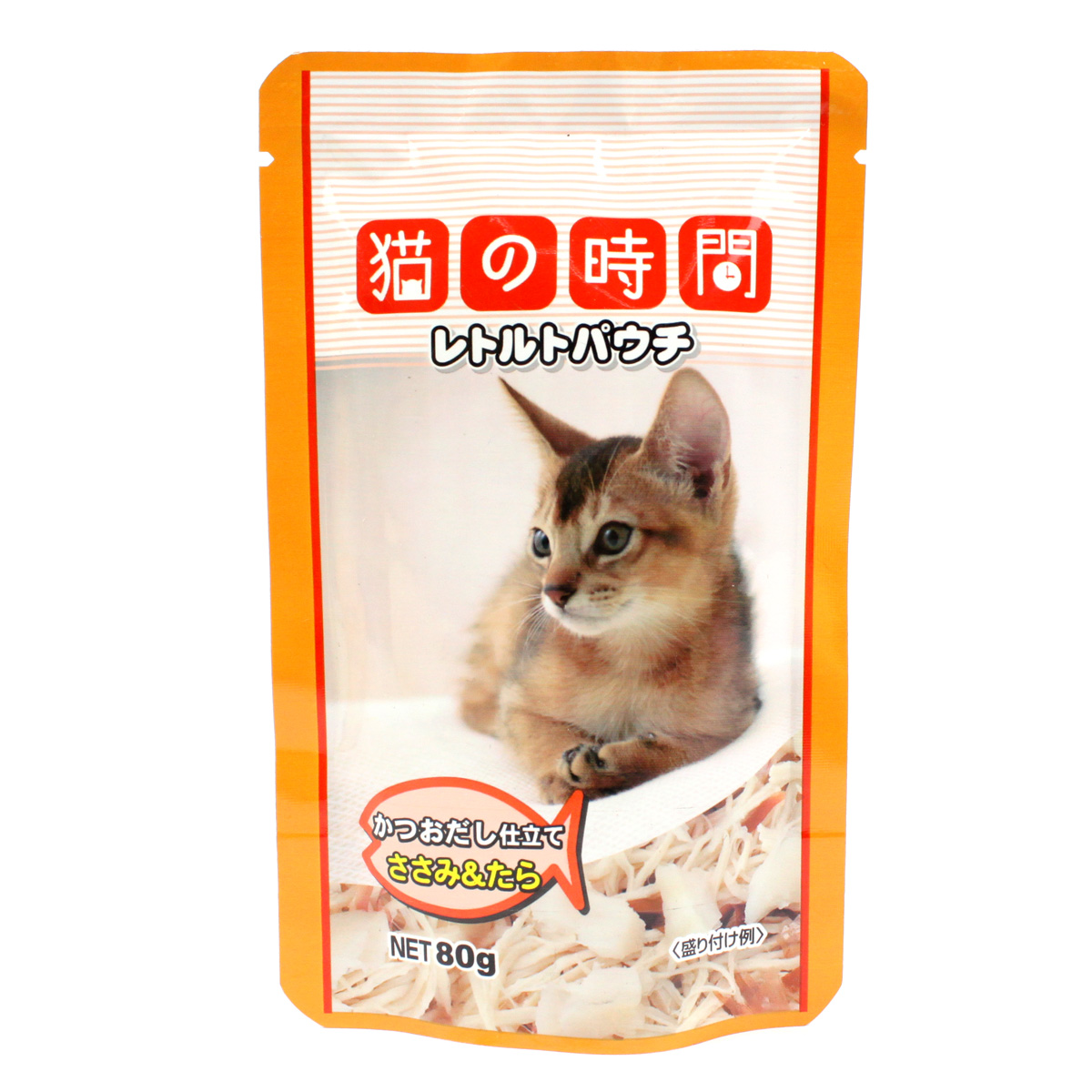波奇网 宠物食品猫湿粮 金赏猫的时间 鲜封包鸡肉鳕鱼80g猫零食
