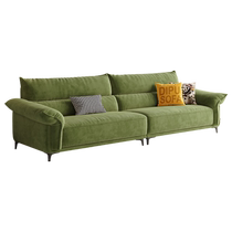 Dipu Cream Style Technology Fabric Sofa Living Room Simple Modern Small Apartment 2024 New Anti-Cat Claw Fabric Sofa
