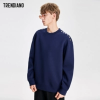 Trendiano мужская зимняя зимняя с длинным рукавом круглая шея -neckated Men 3ge3043930