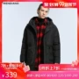 Quần áo mùa đông nam của TRENDIANO dày và dài, áo khoác cotton màu dày 3JI4404760 - Trang phục Couple áo khoác