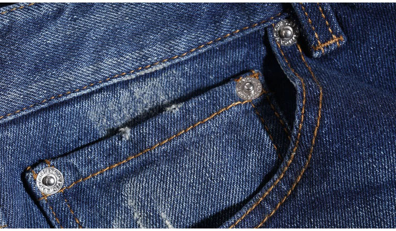 Xu hướng mùa hè của nam giới TRENDIANO Cotton Slim Stretch Quần jeans dài Quần dài 3GC206704P - Quần jean quần tây nam