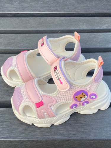 Летние детские сандалии для мальчиков, нескользящая пляжная спортивная детская обувь для отдыха, мягкая подошва