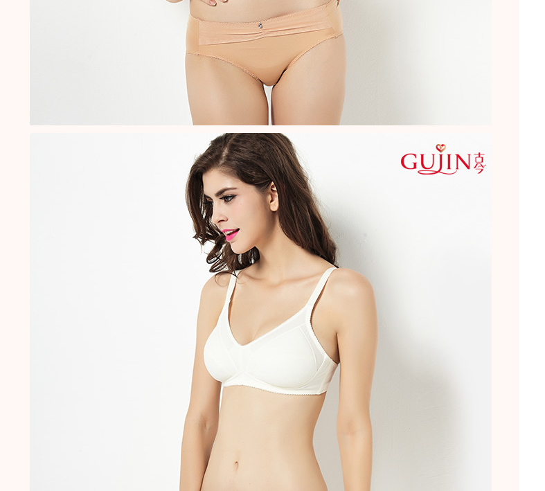 Quầy áo ngực cổ xưa và hiện đại Không có vòng thép full cup cotton mỏng vest thể thao không ngủ ngủ bra 0B238 đồ lót ibasic
