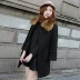 Giải phóng mặt bằng phong cách mới Áo len Hàn Quốc cho mùa thu / mùa đông Áo len mỏng dài cho nữ - Trung bình và dài Coat Trung bình và dài Coat