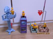 McDonalds 2000 four small Fujian construction team toys set