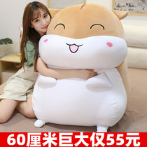 Cute hamster pillow doll doll ragdoll girl to sleep with you Hug the bed super soft boys plush toys