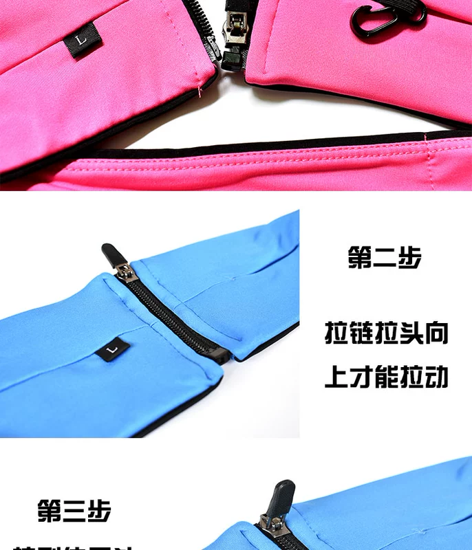 Túi thể thao ngoài trời túi đôi đai chạy bộ thể dục leo núi unisex điện thoại di động chính túi đa chức năng that lung