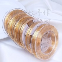 Semi - hard wire large roll-protected copper wire 14k gold copper wire diy hand - made jewelry is half a pound