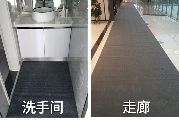 Cửa bếp mat cửa hấp thụ nước chống trượt chân pad cầu thang hành lang lối đi thảm đỏ nhà lối vào hội trường mat có thể được cắt thảm cầu thang