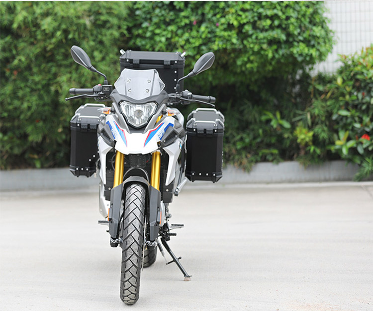 LOBOO củ cải xe máy hộp đuôi BMW BMW G310GS nhôm chống nước bên hộp phía sau hộp phụ kiện chuyển đổi phía sau - Xe gắn máy phía sau hộp hộp đựng đồ xe winner x