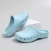 Surgical shoes women's non-slip Baotou hospital doctors and nurses operating room special slippers monitoring room men's soft-soled hole-in-the-wall shoes 