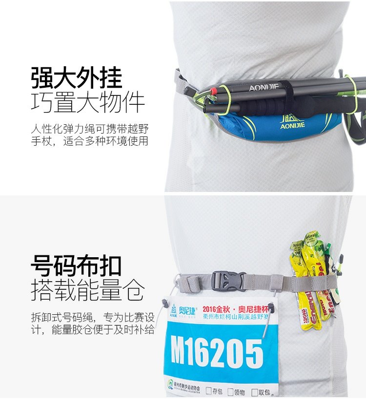 Túi thể thao chạy thoáng khí nam nữ ngoài trời vô hình vành đai siêu nhẹ điện thoại di động túi marathon cá nhân chống trộm thời trang - Túi mua túi đeo hông chạy bộ	
