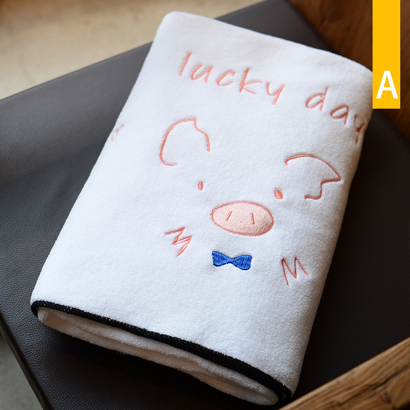 Large bath towels adult female ratio pure cotton full cotton soft water suction speed dry without dropping Mao newborn baby boy baby white wrap