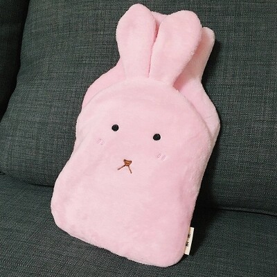 Hot Water Bag Water Injection Warm Water Bag Woman Warm Palace Plush Size Number Filled water Han version Irrigation Explosion-proof Mini Warm Bag