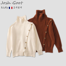 2021 New sweater girl Spring and Autumn Children Baby baby winter thick mink sweater