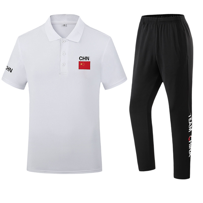 Short-sleeved volleyball uniform Beach air volleyball referee jacket gateball track and field Taiji hit swimming coach referee uniform