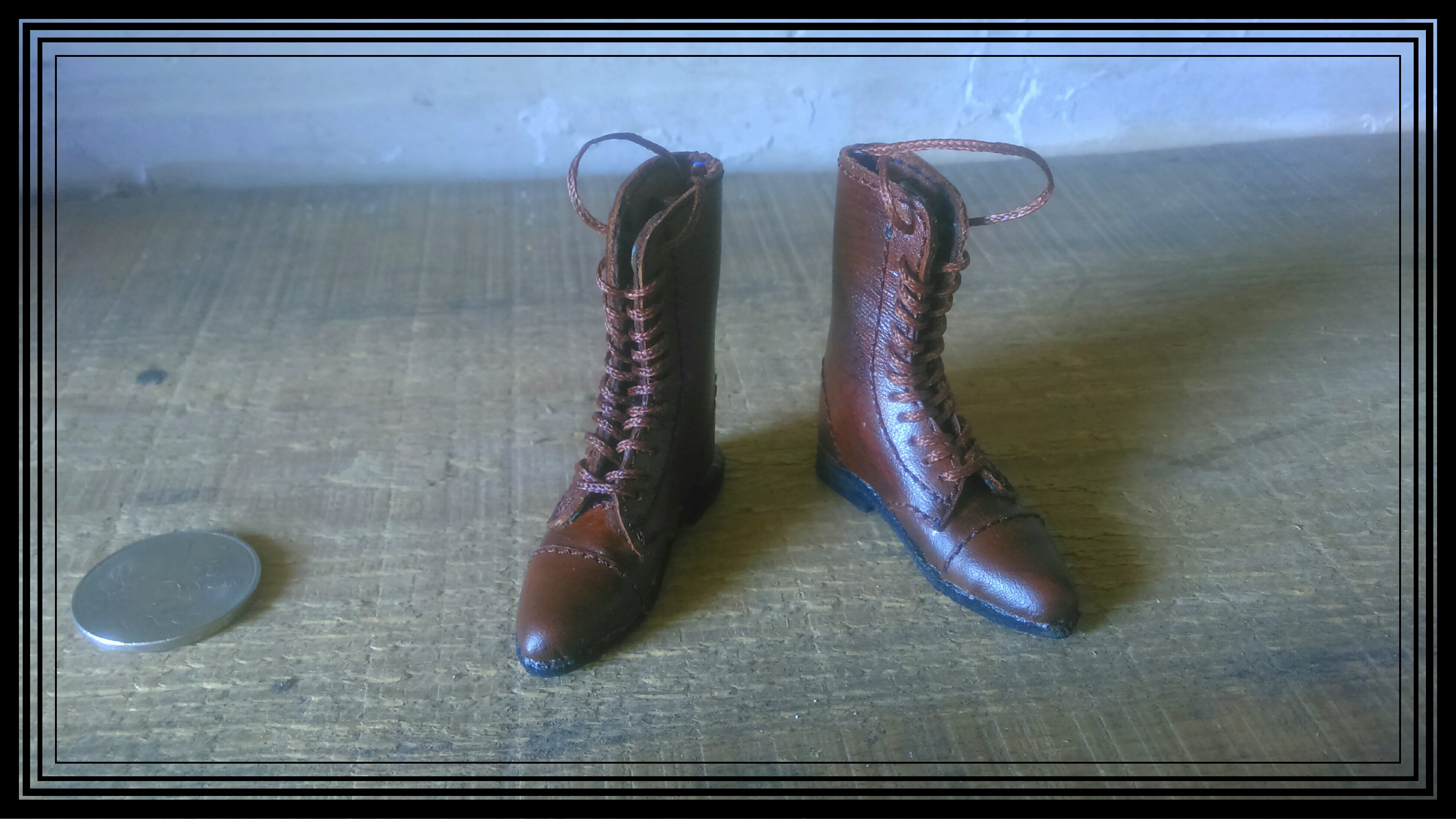 1:6 soldier pointed boots