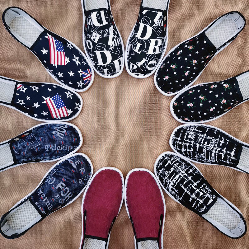 Taizhou Xishan Cloth Shoes for Men and Women, Authentic Tendon-Soled, Soft, Breathable, Work and Driving Low-Top Old Beijing Handmade Floral Shoes Taizhou Xishan Cloth Shoes for Men and Women, Authentic Tendon-Soled, Soft, Breathable, Work and Driving Low-Top Old Beijing Handmade Floral Shoes