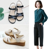 Сандалии для матери, модная комфортная нескользящая универсальная обувь, 2020, из натуральной кожи, мягкая подошва