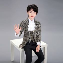 유럽 크리스마스 어린이 궁전 왕자 무대 공연 옷 왕자 매력적인 드라마 공연 드레스 할로윈 세트