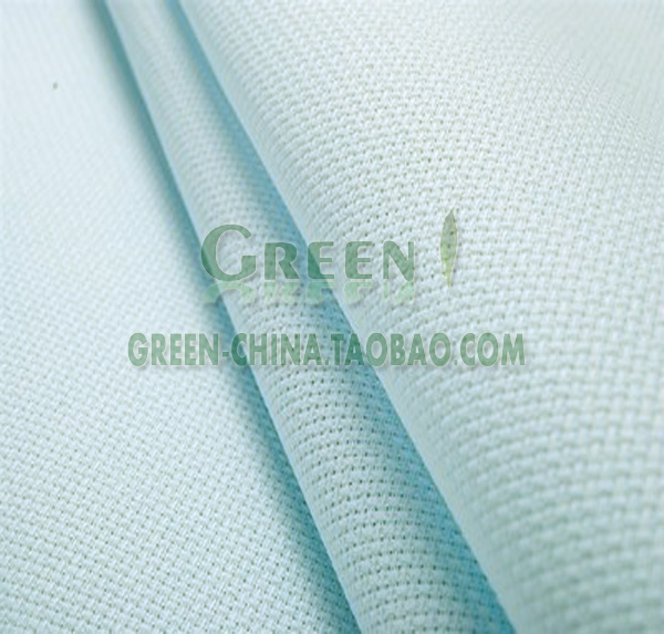 DIY embroidery fabric: Han imported GREEN14CT pure cotton embroidery fabric Light blue 800 (minimum 7% off)