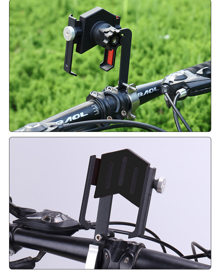 自行车手机架铝合金电动摩托车电瓶车防震固定车载机车 导航支架详情15