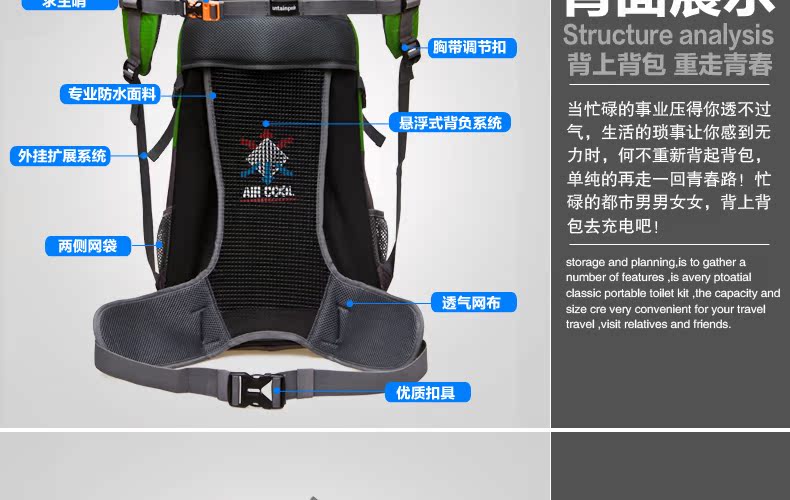 Sacoche pour vélo PEAK MOUNTAIN - Ref 2232943 Image 37