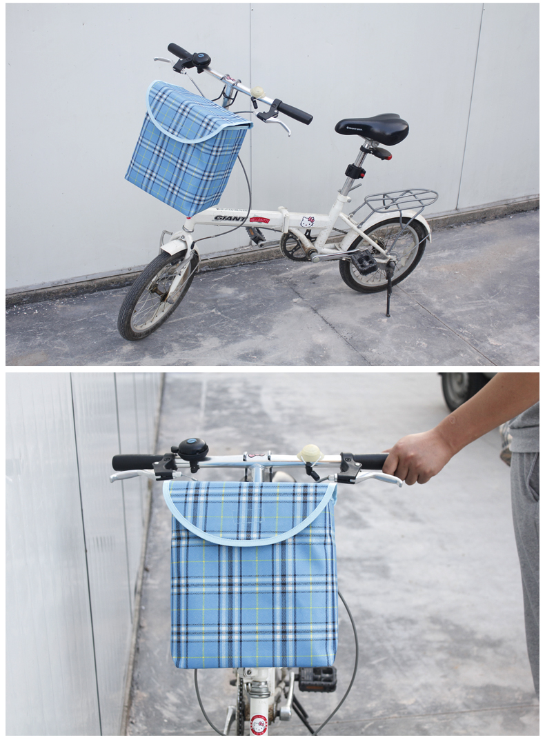 Panier pour vélo JAKROO en toile - Ref 2258134 Image 11