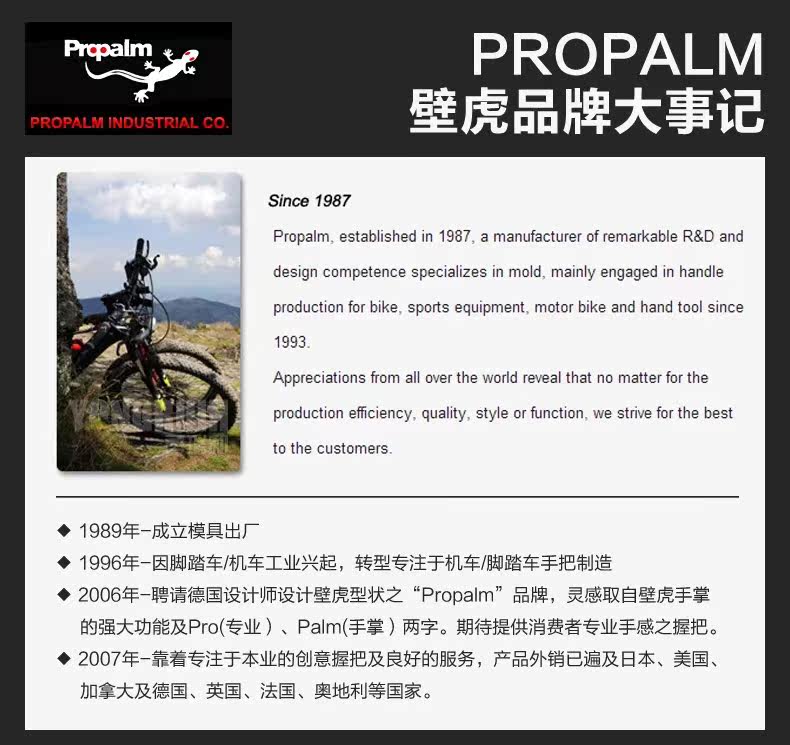 Poignées de vélo PROPALM - Ref 2341624 Image 7