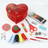 Свадебная игольная сумка свадебная свадебная игольчатая коробка коробка придачи для свадебной швейной коробки счастливая красная коробка