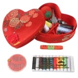 Свадебная игольная сумка свадебная свадебная игольчатая коробка коробка придачи для свадебной швейной коробки счастливая красная коробка