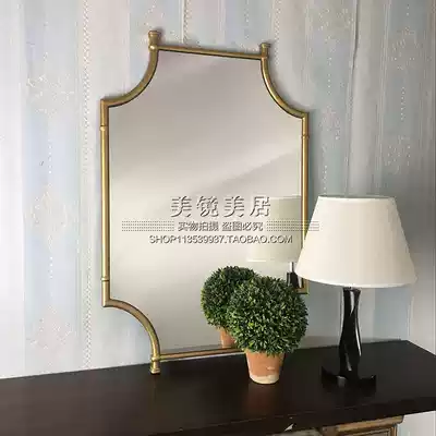 European-style neoclassical mirror decoration mirror Entrance mirror makeup mirror Wall decoration hanging mirror Bathroom mirror Hotel decoration mirror customization