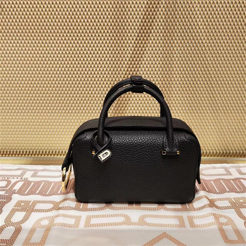 Delvaux New Cool Box Mini Pillow Box Bag Hand-Held Shoulder Crossbody Women's Bag