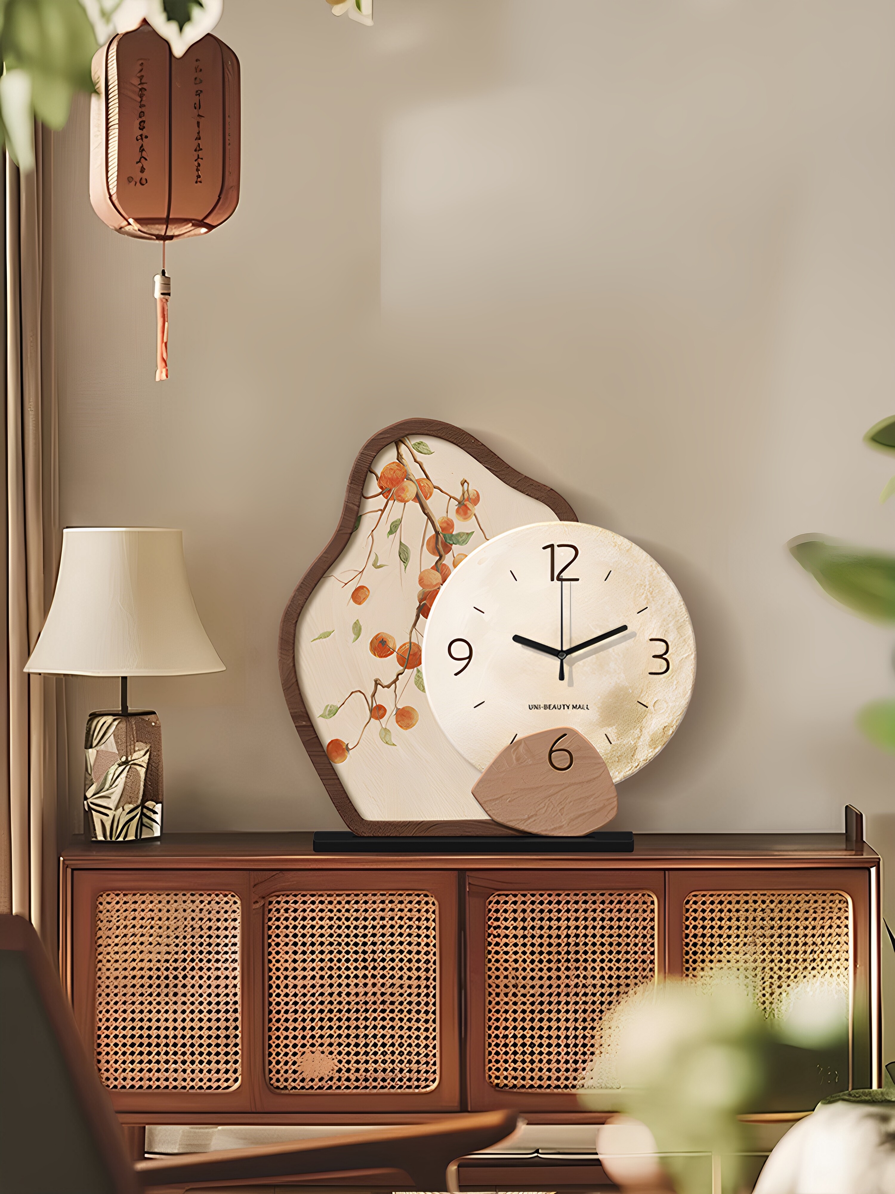 Medieval-Style Desktop Clock, Creative Table Clock, 2025 New Model, Artistic and High-End Living Room Clock, Small Ornament