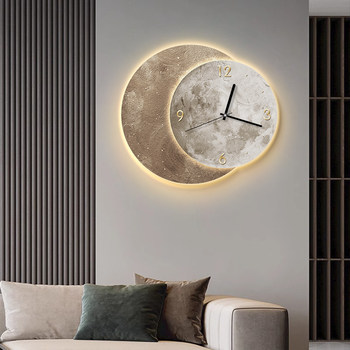 Modern Minimalist Wall Clock for Living Room 2026 New Model Home Art Clock High-End Light Luxury Silent Clock Wall Hanging