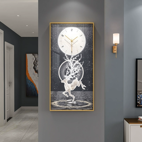 Современные модные креативные настенные часы, простой и элегантный дизайн, легкий роскошный стиль, изысканный стиль, популярно в интернете