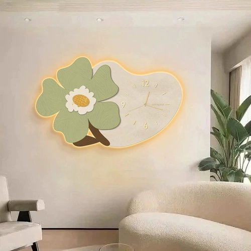 Nordic Ins Wind Living Room сияющие часы ресторан декоративные висящие часы