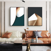 Nordic abstract art living room triptych Simple interior wall hanging painting Mural Creative sofa background wall wall painting