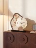 Medieval-Style Desktop Clock, Creative Table Clock, 2025 New Model, Artistic and High-End Living Room Clock, Small Ornament