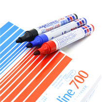 Baoneng 700 single head marker pen economical oil pen box head pen big head pen Red Blue Black