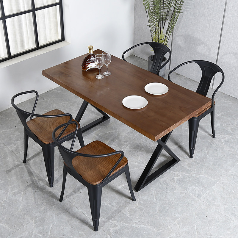 Dining furniture Retro Industrial Feng Bar Bar and chair Cafe Bar Bar Bar Bar Bar and chair combination