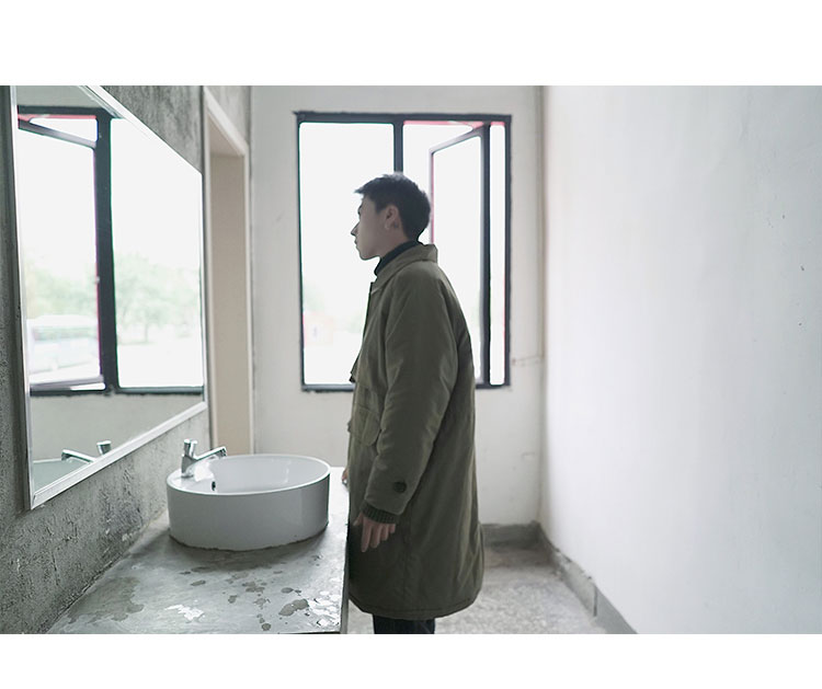 Áo khoác cotton retro Hàn Quốc bf gió lỏng công cụ đa túi áo bông nam và nữ ve áo dài quân đội áo gió áo khoác nam hàn quốc
