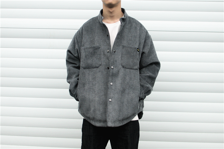 Hàng Nhật Bản tốt ~ cặp vợ chồng mùa đông retro áo khoác cotton nhung rộng hồ sơ cổ áo áo khoác nam và nữ áo khoác nam cao cấp